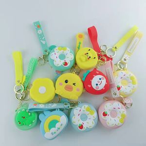 Vente d'usine Mini porte-monnaie en silicone imperméable simple et mignon de style dessin animé - Product Image 1