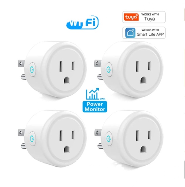 Tuya 16A/20A Smart Plug Zigbee WiFi Socket US Canada Mexico Peru Japan Power Monitoring Timing Function Works Alexa Google Home