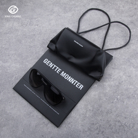 Étui à lunettes portable en gros, pochette magnétique en cuir PU, boîte à lunettes surdimensionnée, étuis et sacs de luxe pour lunettes de soleil et lunettes de vue