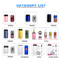 Porte-bouteille isotherme en acier inoxydable avec logo personnalisé, 12 oz/14 oz, avec ouvre-bouteille pour le camping