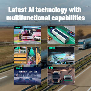 กล้องติดรถยนต์แบบ4G กล้องติดรถยนต์กล่องสีดำ DVR 4G GPS ระบบกล้อง360ระบบ AI สำหรับรถยนต์ - Product Image 5