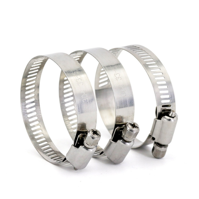 Stainless Steel Hose Clamp German Type Quick Fitting Strong 304 Stainless Steel Hose Clips