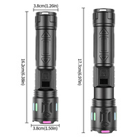 Lampes de poche à prix d'usine très vendues, lampes de poche rechargeables à haut lumen, lampe torche LED étanche pour les activités de plein air