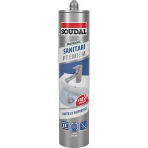 SOUDAL Silicone Neutro Sanitario 300 ml - Bianco - Product Image 1