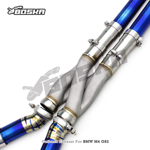 ท่อไอเสียแบบ Catback Valvetronic สำหรับ BMW M3/M4 G80/G82 M2 G87 S58 3.0T ปี 2021-2024 แบบตรงรุ่น พร้อมท่อ MidPipe ความยาวเท่ากัน และดีไซน์แบบ Z-Pipe - Product Image 2
