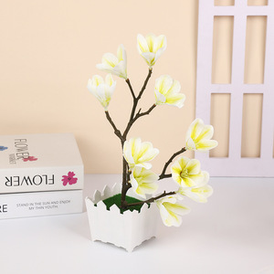 Planta Artificial de Magnolia en Maceta de Yiwu Datuo Florist, 18*33cm, Decoración Artesanal para Dormitorio, Hogar, Año Nuevo Chino - Product Image 4