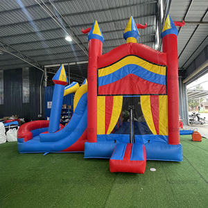 Commercial Moonwalk <b>Inflatable</b> Jumper Bouncer <b>Water</b> <b>Slide</b> Jumping House for Party <b>Inflatable</b> <b>Inflatable</b> Comb - Product Image 4