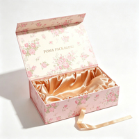 Boîtes en carton personnalisées avec logo, fermeture magnétique de luxe, emballage cadeau, vêtements de marque, sous-vêtements, lingerie