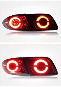 Đầy Đủ Dẫn Ánh Sáng Phía Sau Cho <span class=keywords><strong>Mazda</strong></span> <span class=keywords><strong>6</strong></span> LED Đuôi Đèn 2003-2014 Đen Nhà Ở Khói Bìa - Product Image 4
