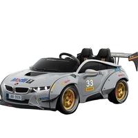 Voiture de sport électrique biplace unisexe de haute qualité - Voiture télécommandée à quatre roues pour enfants/tout-petits