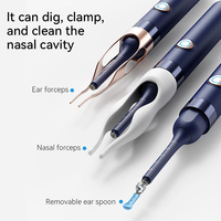 OEM Otoscope numérique intelligent HD avec caméra pour soins personnels à domicile, contrôle via application WiFi sans fil, nettoyeur de cérumen