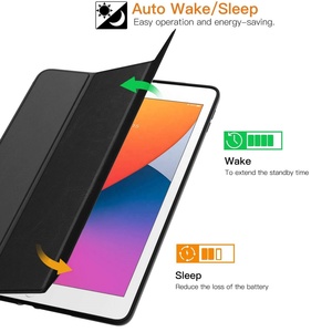 MOKO ISO BSCI Ultra Slim PU TPU Trifold Smart Cover portamatite per <span class=keywords><strong>iPad</strong></span> 7th 8th 10.2 pollici <span class=keywords><strong>2020</strong></span> 2019 - Product Image 2