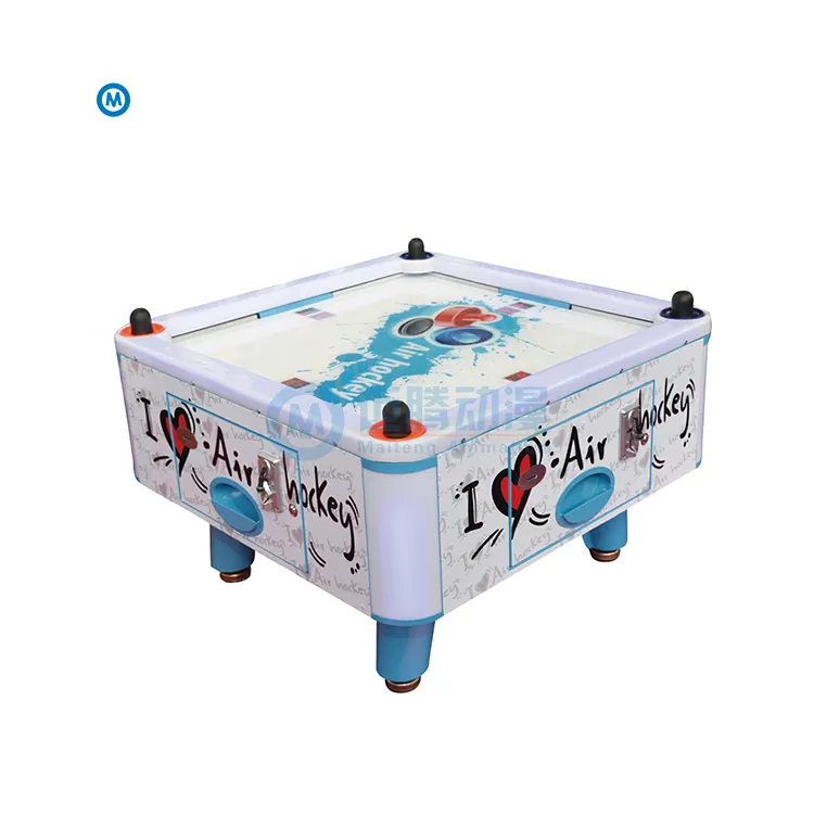 Mini máquina de juego de mesa de Air Hockey Arcade de mesa de Air Hockey cuadrada