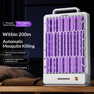 Wholesale Rechargeable Electric Mosquito <strong>Killer</strong> Lamp Purple UV Light Non-Toxic Indoor Outdoor Bug Zapper for Home Camping Garden - Product Image 1