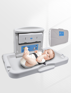 Estación de cambio de bebé comercial, soporte de pared <span class=keywords><strong>para</strong></span> pañales, estación de cambio de bebé plegable/pañales Adopt HDPE materiales seguros <span class=keywords><strong>para</strong></span> bebé - Product Image 2