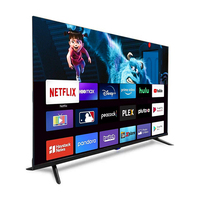 Elektronik Kustom Profesional TV Pintar 43 Inci 4K Ultra HD 120Hz 1080p Full HD Kaca A+ Sistem Android WiFi LED HDTV
