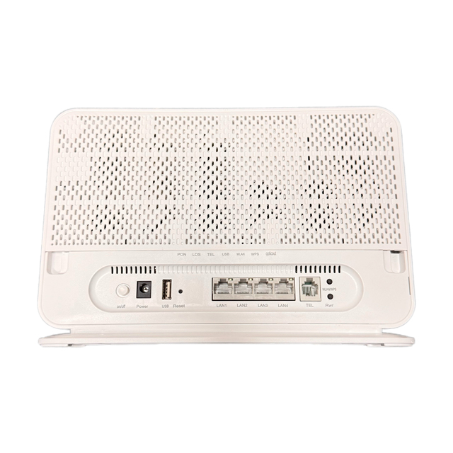 V173 ONU 4GE+1pots 1USB Optical Downlink Port+WiFi 2.4GHz & 5GHz WiFi6 Router for FTTR Home Wi-Fi High Quality WiFi 6