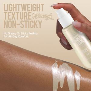 Huile Corporelle Scintillante Vitamine E Huile de Jojoba – Éclat Doré Illuminateur Hydratant Longue Durée pour un Teint Rayonnant Format Standard - Product Image 4