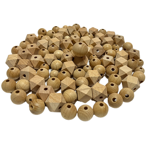 Cuentas de Madera Naturales Irregulares de 14 mm en Oferta, para Accesorios de Juguetes, Fabricación de Joyas, Manualidades de Madera de Primera Calidad, Modelo 024 - Product Image 3