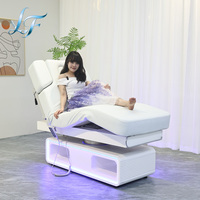 Table de massage électrique réglable, lit de soin du visage, table de traitement spa, mobilier de salon de beauté pour esthéticiennes, extensions de cils et tatouages