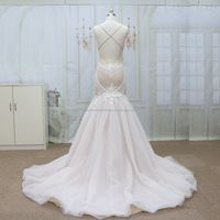 Fashional dos nu tulle sirène robe de mariée Chine