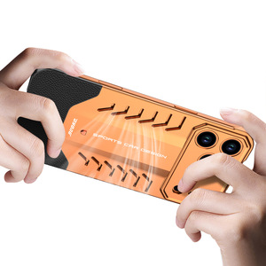 Coque de téléphone en métal anti-chute ultra-fine avec dissipation thermique, design à boucle élastique en aluminium, la plus vendue pour <span class=keywords><strong>iPhone</strong></span> 17 Pro Max - Product Image 3