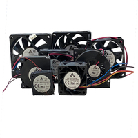 Delta EFB0412MD Refroidissement électrique à flux axial 12V DC 0.1A 40*40*20mm 6300RPM Lames en plastique à roulement à billes 7.17CFM Ventilation d'air