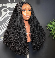 Pelucas de Cabello Humano Virgen Vietnamita Rizado Birmano, Densidad 200, Pelucas Frontales de Encaje HD 13x4 para Mujeres Afroamericanas, Venta al por Mayor