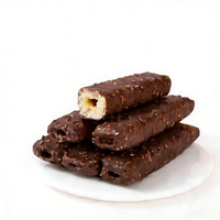 Bâtonnets de gaufrettes en gros : Barres chocolatées, biscuits, gaufrettes croustillantes au riz, gaufrettes fourrées au beurre de cacahuète, bâtonnets énergétiques au beurre de cacao