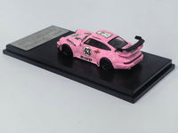Précommande : Modèle de voiture miniature en métal à l'échelle 1:64 MC RWB964 GT High Wing Dinosaurs pour collection et cadeau