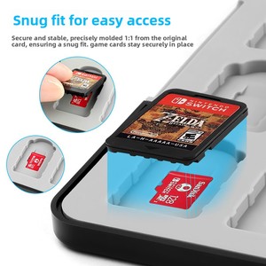 Custodia Protettiva Magnetica in Silicone 64-in-1 / 32-in-1 per Schede di Gioco <span class=keywords><strong>Nintendo</strong></span> <span class=keywords><strong>Switch</strong></span> e <span class=keywords><strong>Switch</strong></span> 2 - Product Image 2