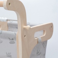 Blocs de construction multifonctionnels simples blancs, perles, instrument de musique à percussion, trotteur en bois pour enfants KT1144
