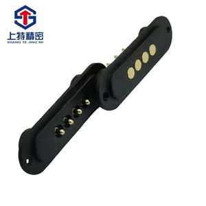 Puntos de contacto de hardware macho y hembra con resorte Señal de alimentación Conector magnético de 4 pines - Product Image 3