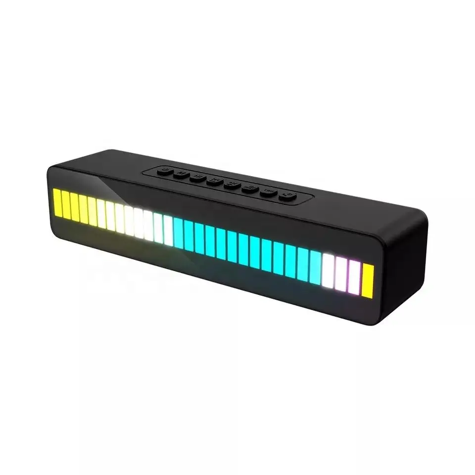 2023ลำโพงพกพาใหม่ AUX FM USB ลำโพงไร้สายขนาดเล็กสำหรับเล่นเกมลำโพงใช้งานคอมพิวเตอร์กันน้ำพร้อมไฟ LED ซาวด์โบ