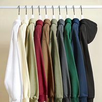 Sudadera con Capucha para Hombre YKH, 350GSM, Tela de Rizo, Logotipo Personalizado, Algodón de Alta Calidad, Manga Larga, Talla Grande