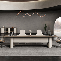 Mesa de Conferencia Serie Weila 3m WL-22, Muebles de Oficina Modernos OEM/ODM, Tamaño, Color y Logotipo Personalizables