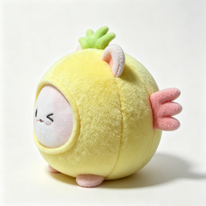 Custom Pineapple Axolotl <b>Cat</b> Squishy Plush <b>Backpack</b> Cute Wink Face Design PP Cotton Filled 51-99cm Size Unisex Party Accessory - Product Image 3