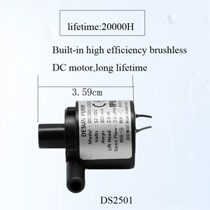 DS2501ミニ電動スマート植木鉢ウォーターポンプ、電子キャンドル水耕水ポンプ、クラフトファウンテンマイクロウォーターポンプ - Product Image 3