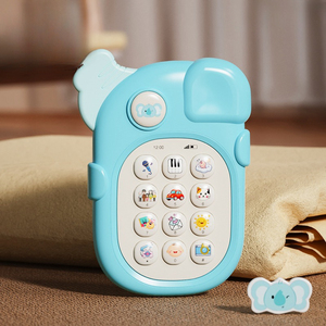 Bébé Simulation téléphone portable jouets de musique pour enfants éducation précoce histoire éducative Machine téléphone Rechargeable - Product Image 6