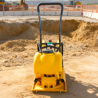 Ventes directes du fabricant Compacteur de sol bidirectionnel pour béton Compacteur de sol Vibration Plaque de poussée manuelle Palier de pompe de compactage profond