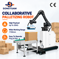 Machine de palettisation robotisée collaborative automatique, système de palettisation, palettiseur/robot automatique pour l'emballage des sacs de riz