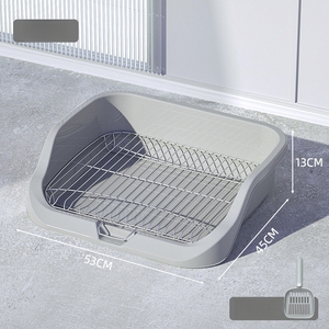 Large Indoor <strong>Dog</strong> Tray Toilet Corner <strong>Pet</strong> <strong>Potty</strong> <strong>Park</strong> Wee Pee Pads for Big <strong>Dogs</strong> Made of Durable Plastic - Product Image 2