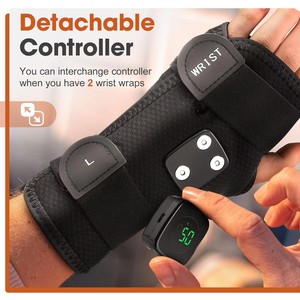 Muñequera Térmica Inalámbrica Recargable, Almohadilla Térmica con Alimentación Tipo C para Soporte de Articulaciones de Muñeca y Alivio del Dolor - Product Image 6