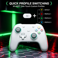 Manette de jeu filaire à effet Hall à large compatibilité avec bouton Turbo