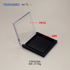 Boîtier vide pour fard à joues, emballage compact pour poudre pressée, étui carré vide pour fard à paupières individuel - Product Image 3