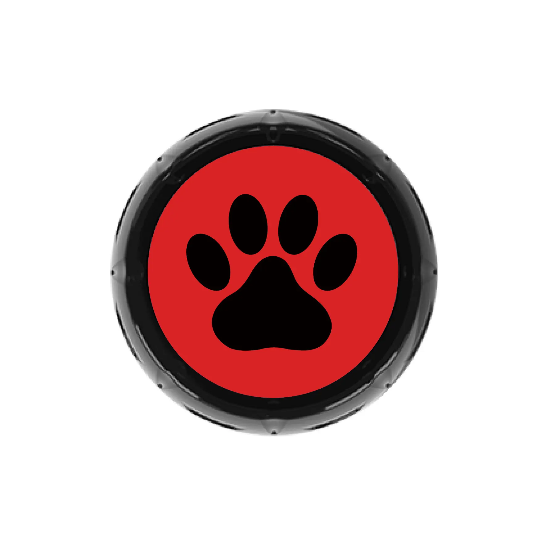 Pulsante di comunicazione per animali domestici personalizzato per la registrazione del pulsante cane a forma di zampa