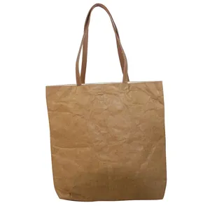 Großhandel benutzer definierte Logo wasch bares Papier wasserdicht faltbare Geschenk Einkaufstaschen recycelbare Tyvek Tasche für Frauen