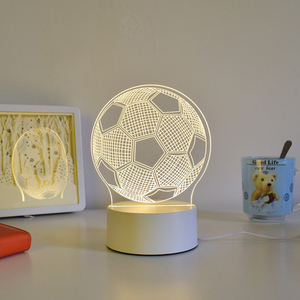Lámpara Nocturna Eléctrica LED Contemporánea, Regalos Promocionales de San Valentín, Luces Creativas 3D Personalizadas, Ilusión LED Acrílica - Product Image 1