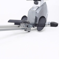 Máquina de Ejercicios Abdominales Plegable de Grado Comercial, Máquina de Remo con Resistencia Magnética para Uso Doméstico y Gimnasio