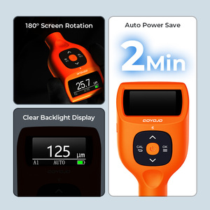 เครื่องวัดความหนาเคลือบ CTG1 0-2000um เครื่องทดสอบการเคลือบอุตสาหกรรม หัววัดแบบยืดหยุ่น จอแสดงผล LCD - Product Image 6